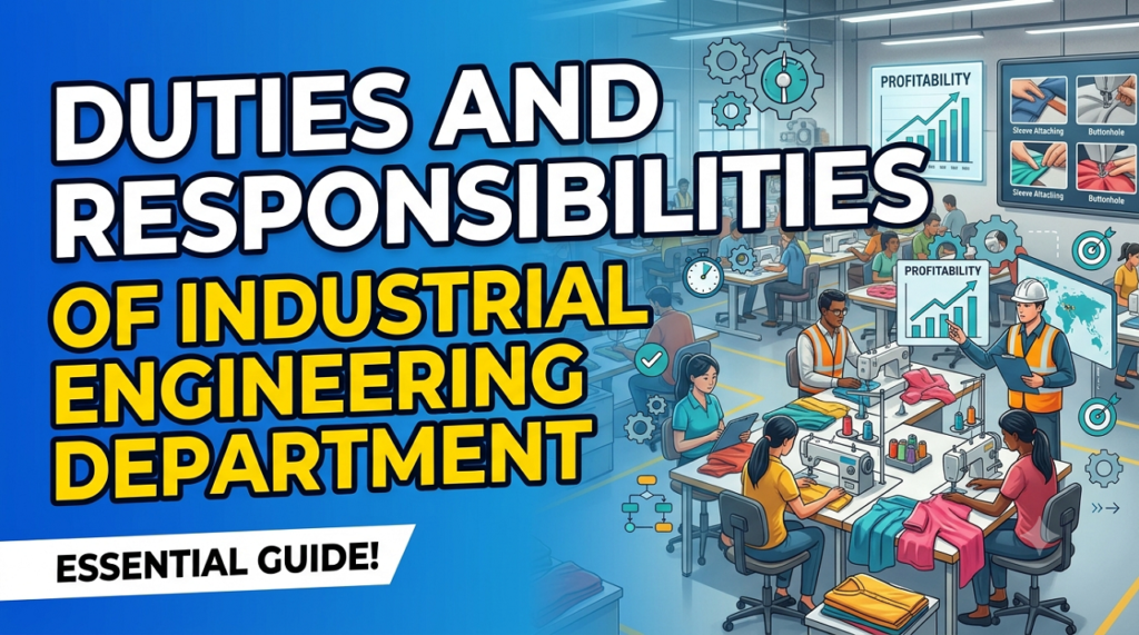 responsibilities of industrial engineering department