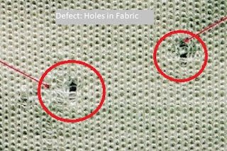 Fabric holes Fabric holes
