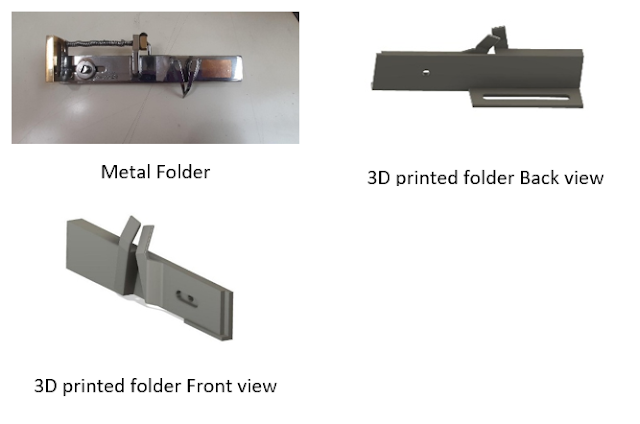 Pinch seam folders