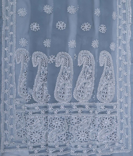 Chikankari on georgette