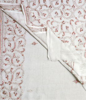 Embroidered kota doria saree