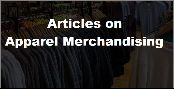 Apparel merchandising articles Apparel merchandising
