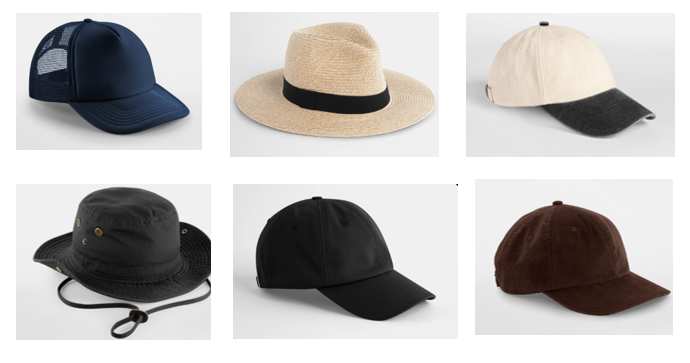 Custom Caps and sportswear branding