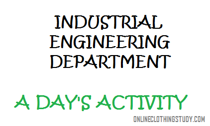 industrial engineering department activity industrial engineering department activity