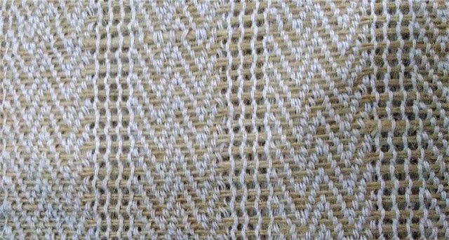 Herringbone fabric weave