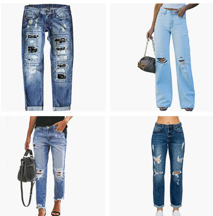 Distressed jeans Distressed jeans