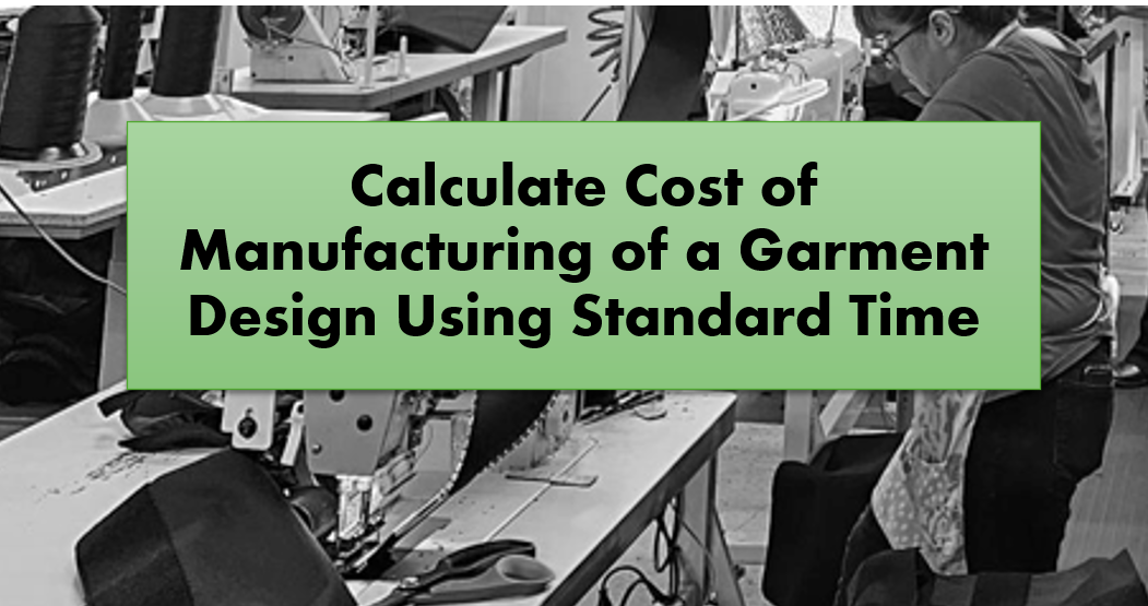 Garment CM cost calculation method