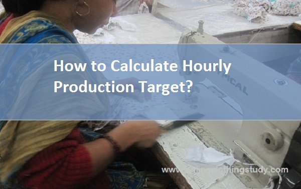 Hourly production target calculation