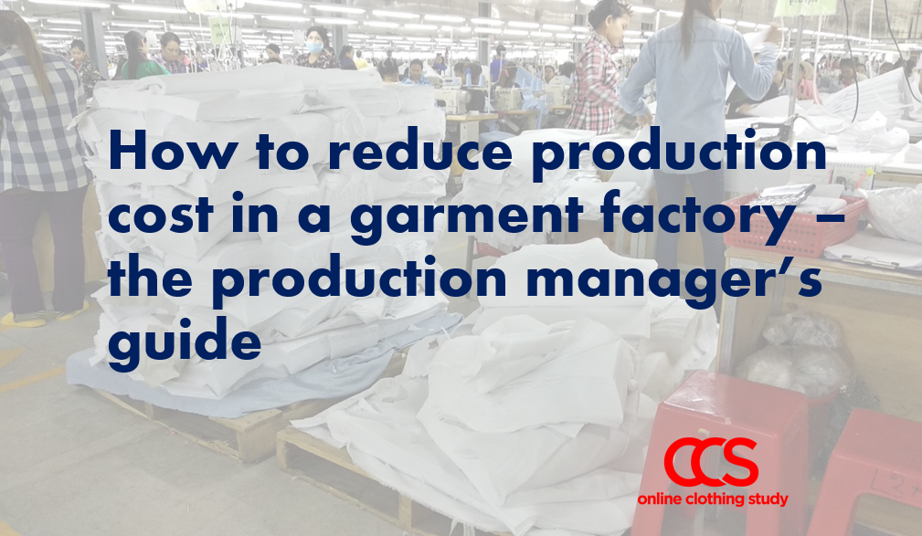 Production manager's guide to reduce production cost