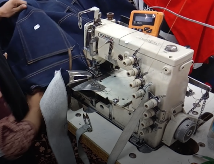 jeans waistband attaching machine jeans waistband attaching machine
