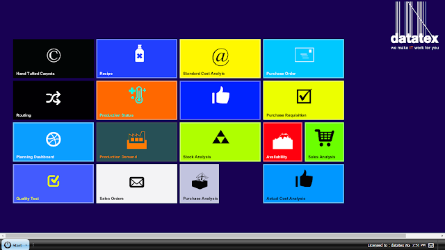 apparel and textile industry ERP system
