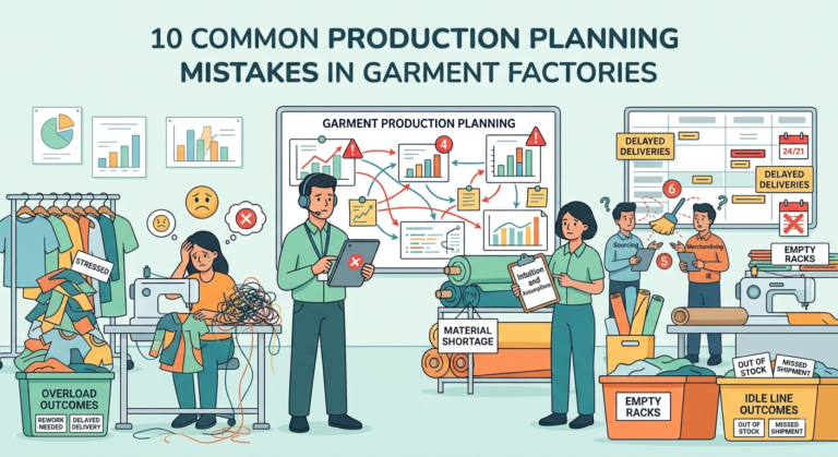 10 Common Production Planning Mistakes in Garment Factories