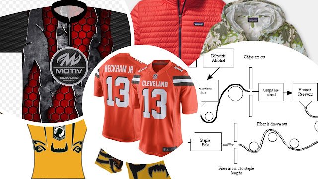 Apparel product of polyester Apparel product of polyester
