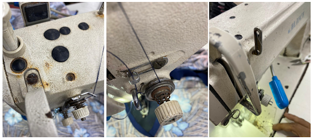 Iron run in sewing machine parts Iron run in sewing machine parts