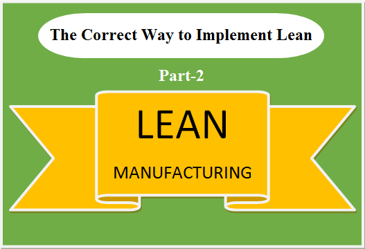 Lean manufacturing Lean manufacturing