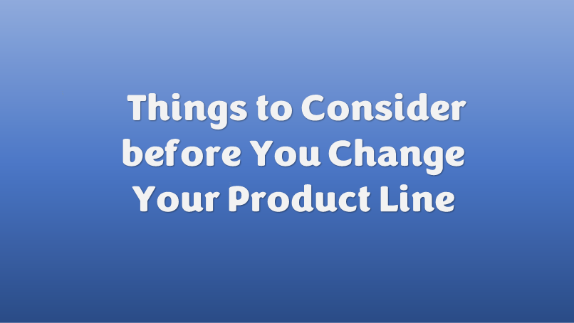 Product line changing in apparel manufacturing