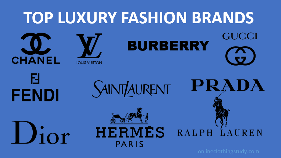 top luxury fashion brands and companies