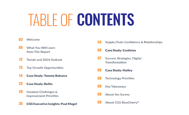Content of the report