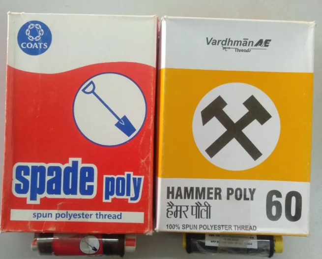 Spun poly sewing thread Spun poly sewing thread